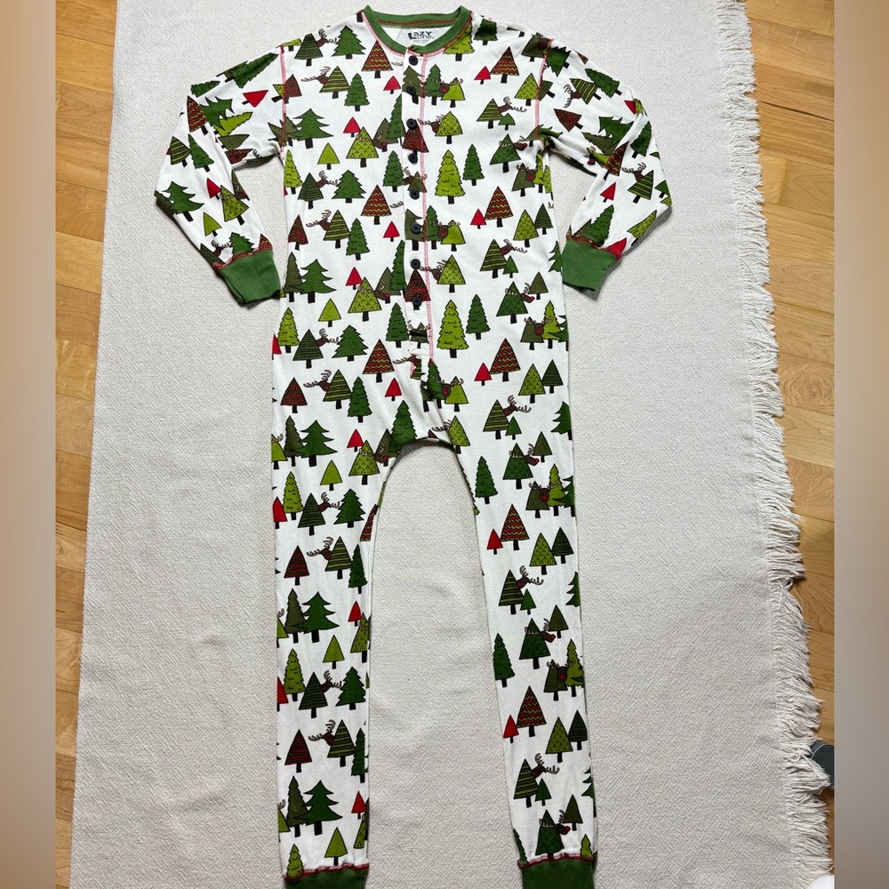 Lazy One Christmas Tree Moose Print Flapjack Ones… - image 2